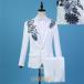  party suit tuxedo white for man suit convention wedding production clothes .. sama stage costume karaoke costume play clothes Christmas fancy dress costume 