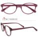 梅ネコメガネ【YS320-C2】（セルフレーム+薄型レンズ+メガネ拭き+ケース付き）