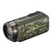 JVC ビデオカメラ Everio R 防水5m 防塵仕様 耐低温 耐衝撃 内蔵メモリー32GB カモフラージュ GZ-R400-G