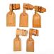 LOUIS VUITTON Louis Vuitton именная бирка багаж бирка кожа 5 шт. комплект 08BS400