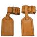 LOUIS VUITTON Louis Vuitton именная бирка poanie руль держатель 2 шт. комплект кожа 06BS462