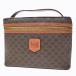 CELINE Celine Macadam косметичка ручная сумочка Brown кожа 69BS502