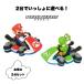  дистанционный пульт машина Mario Cart Mario &yosi-2 шт. комплект 3 лет из ... проводной дистанционное управление машина пятно oka детский игрушка салон развлечение простой функционирование 