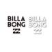 BILLABONG W100mm sticker STICKERS cutting B00S15 BLK WHT Logo regular goods 