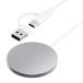  магнит тип беспроводной зарядное устройство USB Type-A&amp;C 2m/ белый PGA PG-MG20CA02WH