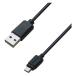 �����o�� USB�[�d&amp;�����P�[�u�� 1.2m 1.8A microUSB�R�l�N�^�̃X�}�[�g�t�H����^�u���b�g���p�\�R������USB�[�q����[�d���� �u���b�N �J�V���� AJ-466