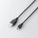 スマホカバー専門店 ドレスマのエレコム PS3対応USB2.0ケーブル（mini-Bタイプ）U2C-GMM30BK [ブラック］3.0m