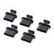 USB Type-C коннектор колпак женский для 5 штук ручка регулировки есть черный Sanwa Supply TK-CAP8BK