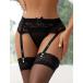  пояс с подвязками большой размер XL-5XL подвязка шорты комплект гонки нижнее белье за границей высокое качество простой чёрный 
