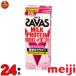  The автобус протеин спорт напиток Meiji SAVAS MILK PROTEIN жир .0 клубника способ тест 200ml×24шт.@ молоко протеин 15g(1 кейс )