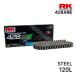 RKѥ 428XRE 120L  / STEEL ɥ饤֥ Ŭӵ:250-400cc Хѥ RK JAPAN