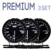 �����v �����v �����v Premium 60�� �I�[�g�Q�[�W 3�A���[�^�[�Z�b�g �z���C�g/�A���o�[���b�h LED ���[�j���O �s�[�N�z�[���h�t