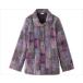  light cotton inside .. pattern print coat / 97779-01 M purple (cm-430454)[ sheets ]