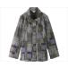  light cotton inside .. pattern print coat / 97779-22 L black (cm-430459)[ sheets ]