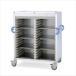  container recovery Cart blue container 8ko storage transparent (CP-AS01B)(24-9162-01-02)[1 unit ]