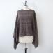  gun gaganga * пончо * широкий тянуть over Brown Mix tops low b накидка MAKI TEXTILE STUDIO (1-2509-558)[42J52]