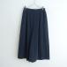 [ не использовался / обычная цена 2.4 десять тысяч ] lower z.-ruLOISIR * высокий кручение хлопок юбка-брюки брюки * темно-синий легкий широкий tuck (2-2601-386)[61B62]