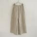 [2024/ обычная цена 1.4 десять тысяч ] Journal Standard JOURNAL STANDARD *linen tuck юбка-брюки *34 лен бежевый резина (25-2508-122)[40I52]