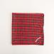  Old man z Tailor R&amp;D.M.Co- *COTTON SILK TARTAN CHECK BANDANA бандана * красный черный (ac30-2602-205)[52C62a]