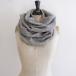 [ прекрасный товар ]plitoprit *1/16 шерсть овца пирог ru длинный шарф снуд * серый защита горла "neck warmer" muffler вязаный (ac87-2410-77)[91K42]