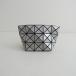 ba весь o Issey Miyake BAOBAO ISSEY MIYAKE * сумка * серебряный черный треугольник эмаль (ac87-2507-50)[50I52]