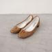  Repetto repetto *Camilleba Rely na38/23.5* средний каблук балетки Camel pa палатка кожа 0726(sh7-2607-16)[03G62]