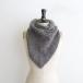  French bruFrench Bull * шарф снуд * серый ворсистый вязаный накидка плечо .. перо тканый защита горла "neck warmer" тубус форма muffler (st25-2409-296)[91J42]
