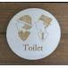 [ клик post соответствует ] из дерева автограф plate * круглый * сообщение plate *Toilet* туалет * ручная работа *