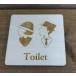 [ клик post * почтовая доставка соответствует ] из дерева автограф plate * сообщение plate *TOILET* туалет Part3* ручная работа *