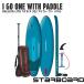 �ySTARBOARD�z  I GO ONE WITH PADDLE DELUXE LITE 10'8 X 33/�X�^�[�{�[�h �A�C�S�[ ���� �C���t���[�^�u�� �p�h���{�[�h �T�b�v SUP �p�h���Z�b�g ���K�̔��X