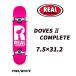 [ REAL SKATEBOARDS ] настоящий скейтборд DOVES II COMPLETEdavuz Complete ( конечный продукт ) PINK/WHITE стандартный магазин 