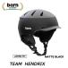 25-26 [ BERN ] балка n шлем TEAM HENDRIX команда ручной liks Japan Fit модель MATTE BLACK стандартный магазин 