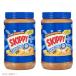 [ параллель импортные товары ][2 шт. комплект ]SKIPPY Super Chunk Peanut Butter 48oz /skipi- super коричневый nk арахисовое масло 1360g