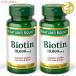 [ параллель импортные товары ]2 шт. комплект nature z bow nti биотин 10,000mcg 120 таблеток ввод soft гель Nature's Bounty Biotin