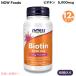 [ параллель импортные товары ][12 шт. комплект ] NOW Foodsnauf-z биотин 5,000mcg 60 шарик beji Capsule витамин H #0471 Biotin 5,000 mcg 60 Veg Capsules