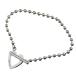 [. талант головной офис ]GUCCI Gucci Heart мяч браслет sterling серебряный серебряный женский DH55338