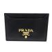 [10/15 до! заем 48 раз нет банковский процент ][. талант головной офис ]PRADA Prada 1MC208 футляр для карточек кожа Nero ( черный ) женский * мужской DH67241