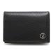 [. талант головной офис ]Dunhill Dunhill микро ti-eito футляр для карточек покрытие парусина черный женский * мужской DH81455
