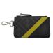 [. талант головной офис ]FENDI Fendi диагональный 7M0164A9XS футляр для карточек покрытие парусина черный мужской DH85806
