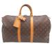 [ Гиндза магазин ]LOUIS VUITTON LV Louis * Vuitton ключ poru45 M41428 ( негодный номер ) сумка "Boston bag" монограмма оттенок коричневого DH89401
