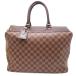 [. талант головной офис ]LOUIS VUITTON LV Louis * Vuitton Gris nijiPM N41165 ( негодный номер ) сумка "Boston bag" Damier оттенок коричневого DH89430