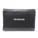 [. талант головной офис ]BALENCIAGA Balenciaga темно-синий зажим M 420407 клатч парусина оттенок черного мужской DH89771
