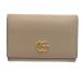 [. талант головной офис ]GUCCI Gucci * Япония ограничение двойной Gbai цвет 739525 футляр для карточек кожа бежевый женский DH90273