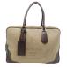 [. талант головной офис ]PRADA Prada Logo Jaguar do сумка "Boston bag" парусина хаки ( оттенок бежевого ) женский * мужской DH91791