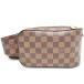 [ Гиндза магазин ]LOUIS VUITTON LV Louis * Vuitton Geronimo s( старая модель ) N51994( негодный номер ) сумка "body" Damier Brown DH92625