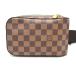 [ Гиндза магазин ]LOUIS VUITTON LV Louis * Vuitton Geronimo s( новая модель ) N51994( негодный номер ) сумка "body" Damier Brown мужской DH92688