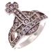 [. талант головной офис ]Vivienne Westwood Vivienne Westwood #S SV925 Mini o-b кольцо * кольцо серебряный 925 11 номер DH94810