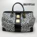 uesakou корм koMU спорт (M*U SPORTS) сумка "Boston bag" далматинец рисунок боа материалы /GH11071