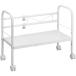 SHINKO..DR-EXW white desk under free rack flexible type with casters storage rack 