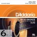 6�Z�b�g D'Addario EJ10 Extra Light 010-047 80/20 Bronze �_�_���I �A�R�M��